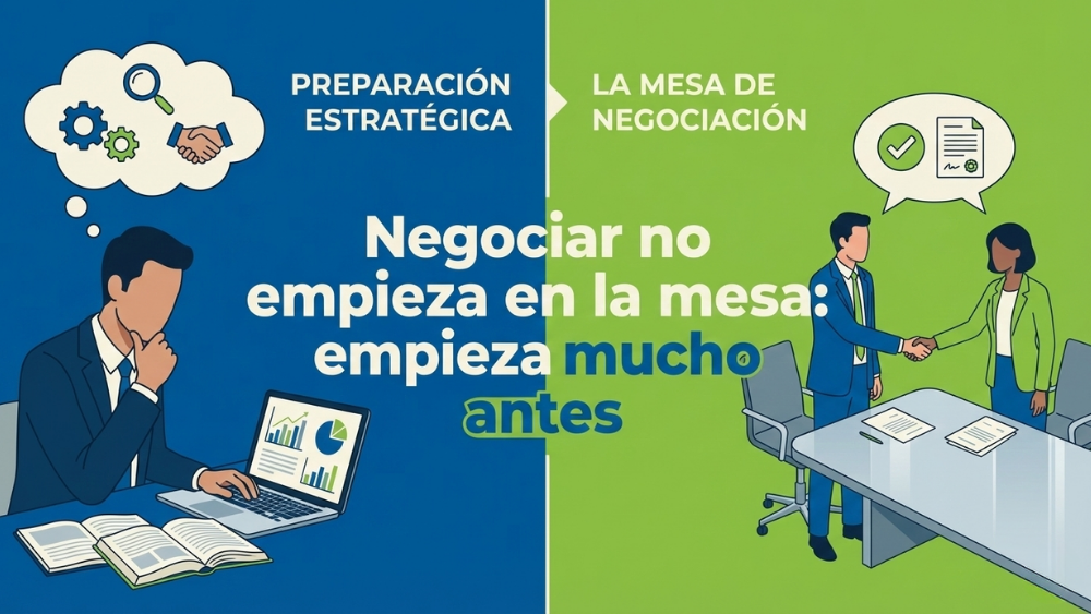 Agente de seguros preparando una negociación con información del cliente: uso de CRM para anticiparse y cerrar mejor
